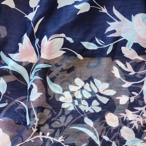 Amy Byer maxi dress  Size 10 Colors navy, pink and white floral - Picture 4 of 11